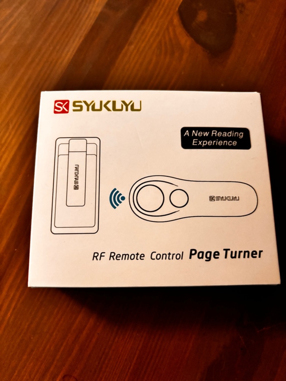 SYUKUYU RF Remote Control Page Turner - White